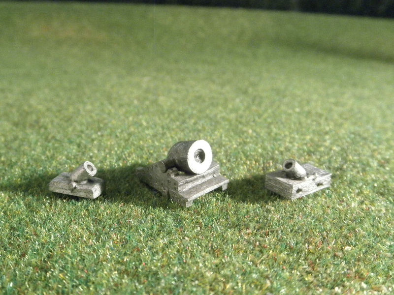 15mm ACW Artillery: ACW107 Mortars: 24 pound Coehorns & 10" Siege