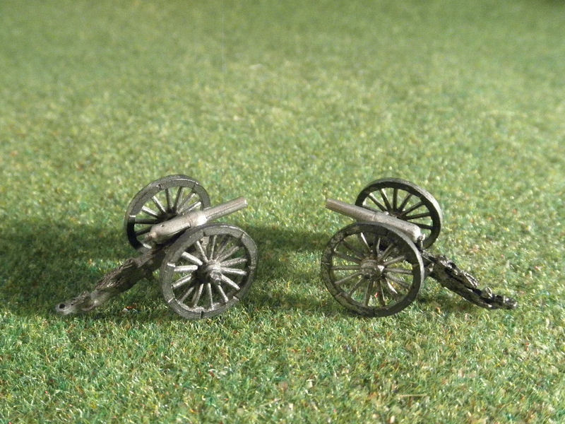 15mm ACW Artillery: ACW110 Blakely 12 pound & Wiard 10 pound