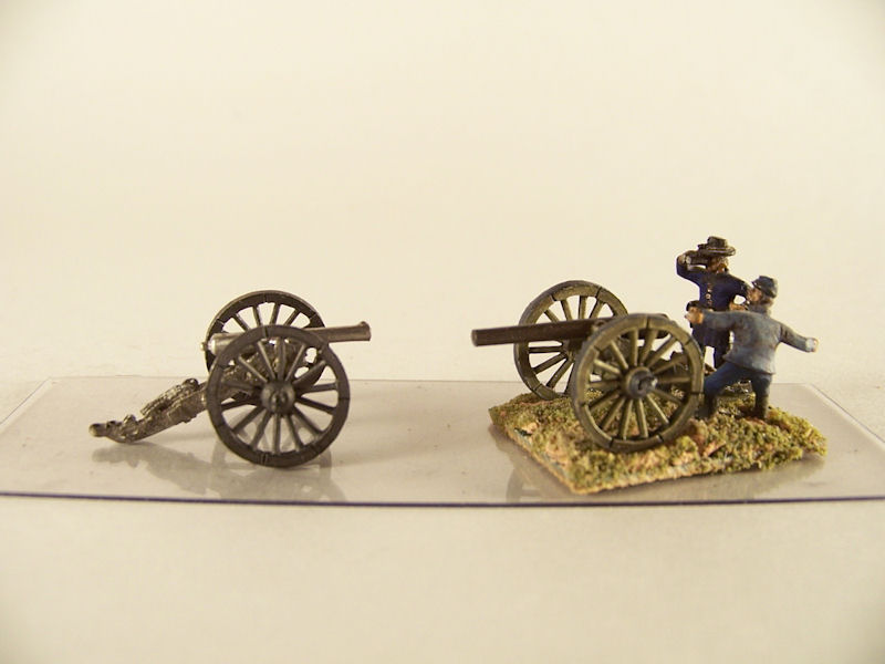 15mm ACW Artillery: ACW111 James 12 pound & Parrott 20 pound