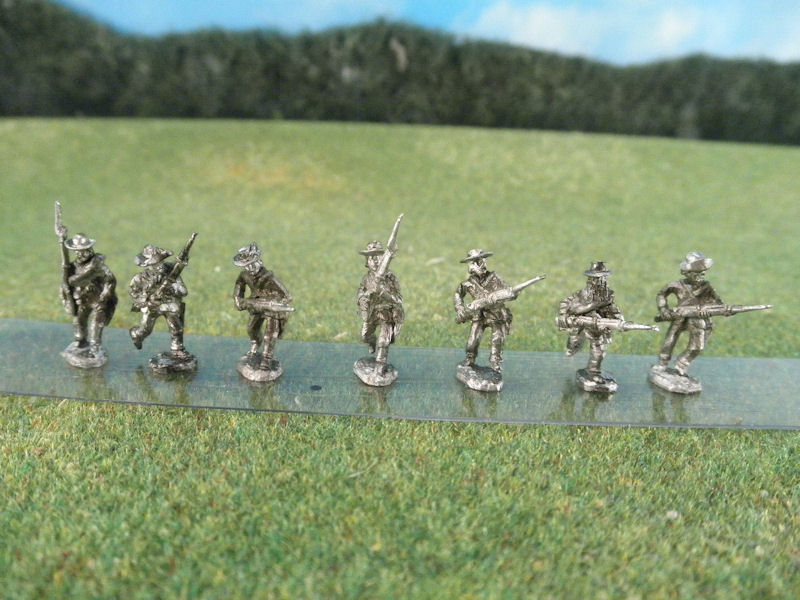 15mm ACW Infantry: ACW16 Soft Hat, Advancing & Charging