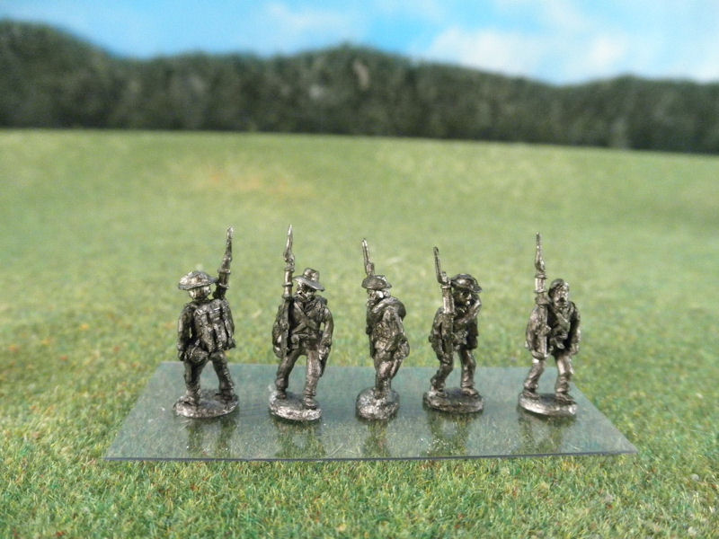 15mm ACW Infantry: ACW17 Soft Hat, Marching, Slope Arms