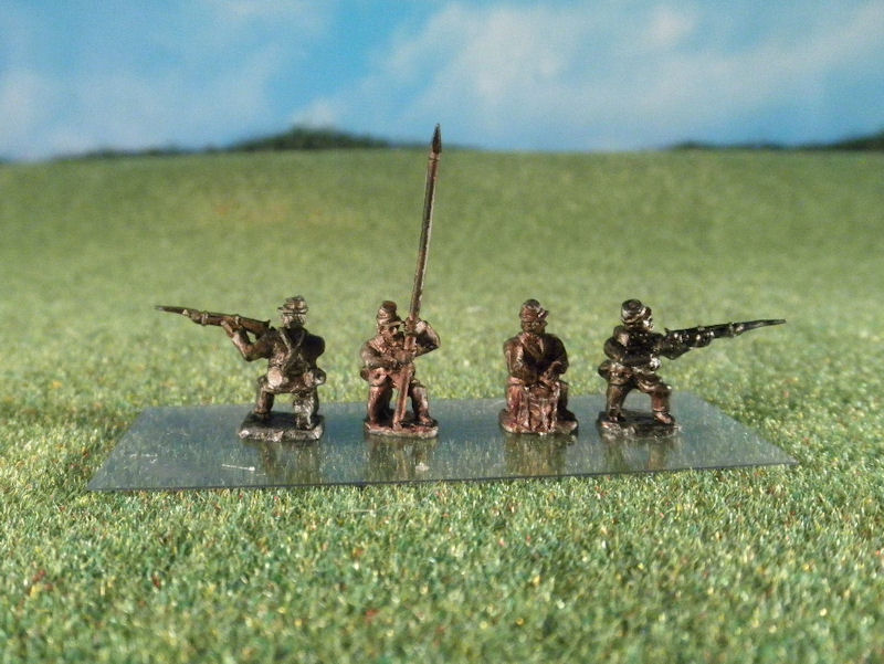15mm ACW Infantry: ACW5 Kepi, Kneeling Firing
