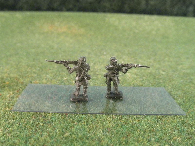 15mm ACW Infantry: ACW8 Kepi in Frock Coat, Combat