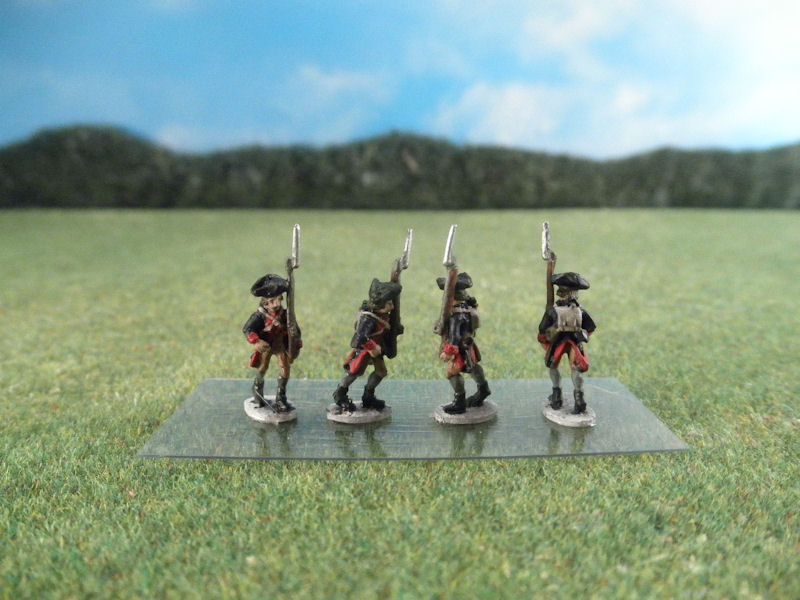 15mm AWI Infantry: ARV1 Line Infantry, Marching, Slope Arms