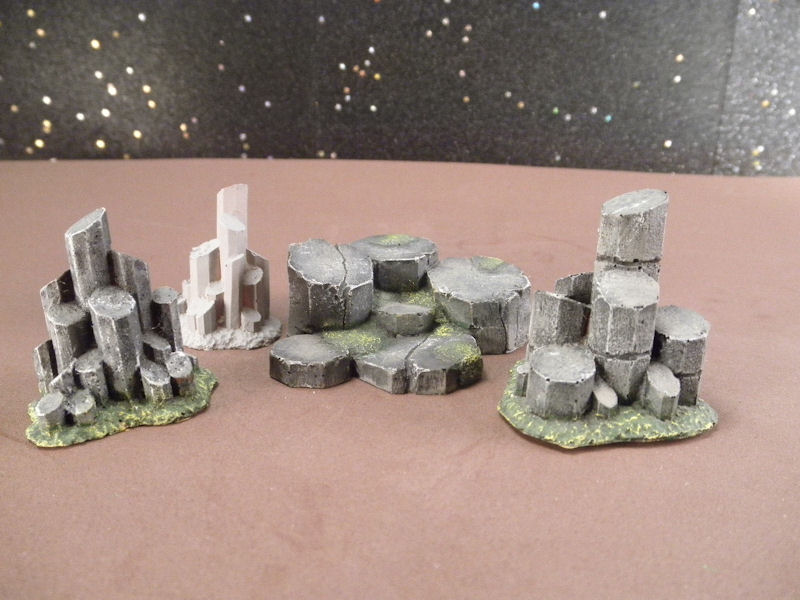 25mm Science Fiction & Fantasy Terrain: FAN205 Alien Rock Formations