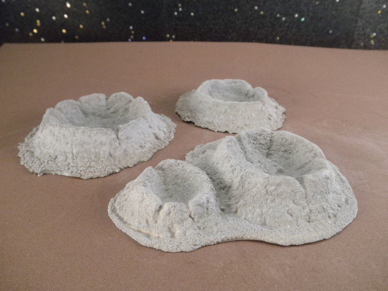 6mm Science Fiction Buildings & Terrain: FAN615 Lunar Craters