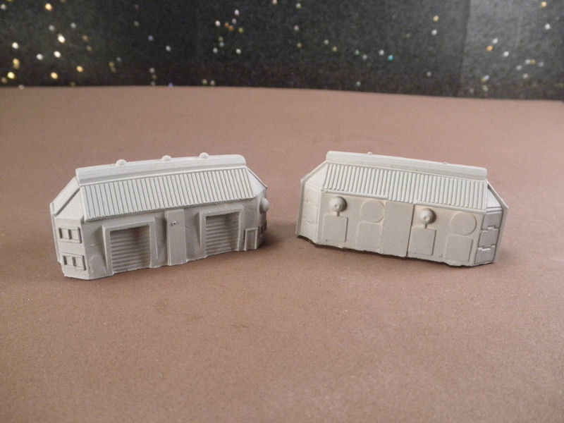 6mm Science Fiction Buildings & Terrain: FAN620 Industrial / Storage Buildings