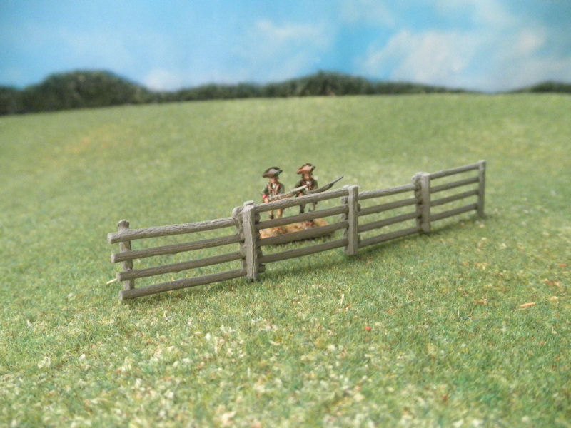 15mm Terrain: TRF1 Split 4-Rail Fence