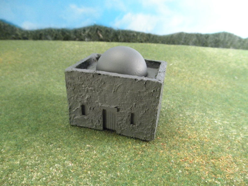 15mm Arab / North African Buildings: TRF154 Small Arab House with Dome