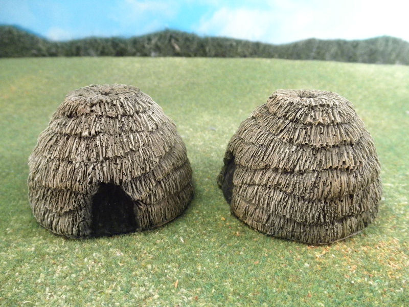25mm African Buildings: TRF250 African Huts