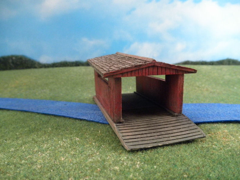 15mm Terrain: TRF60 American Covered Bridge