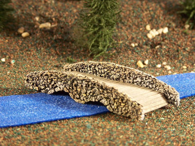 15mm Terrain: TRF62 Double Arched Stone Bridge