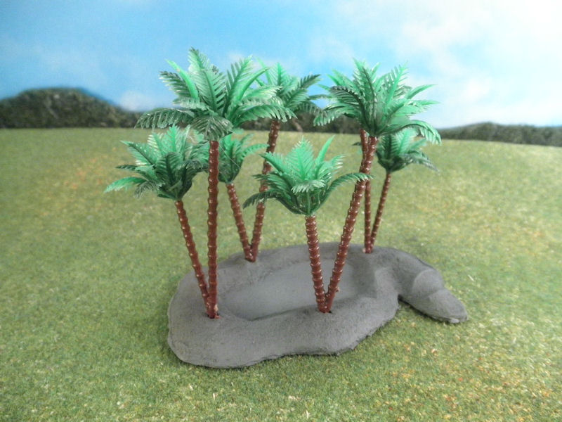 15mm Terrain / 25mm Terrain: TRF81 Desert Oasis and Palm Trees