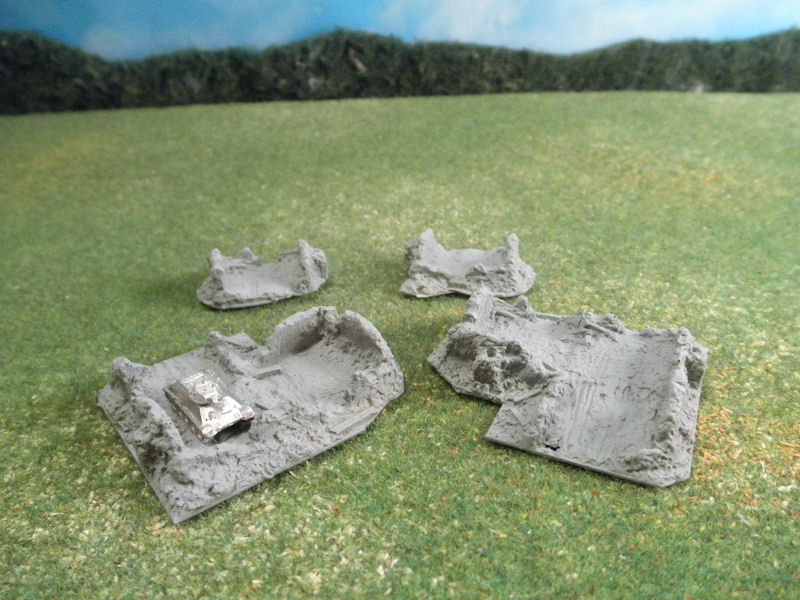 6mm European Buildings & Terrain: TRF926 Ruined Buildings