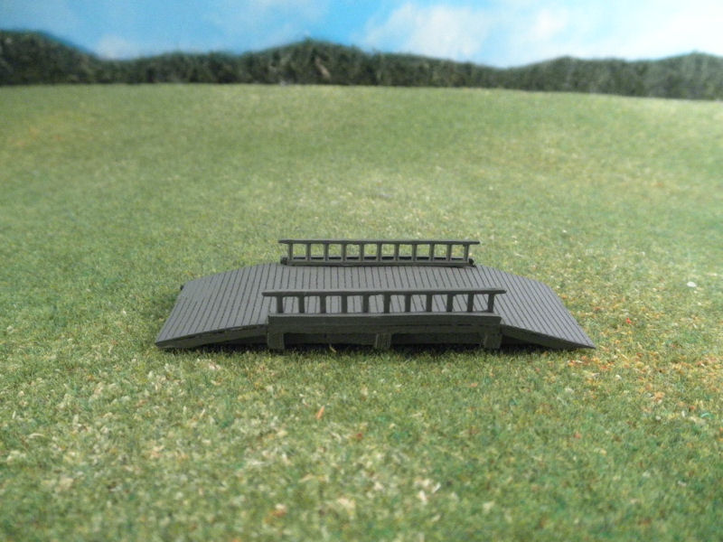 6mm ACW Buildings & Terrain: TRF989 Wood Bridge