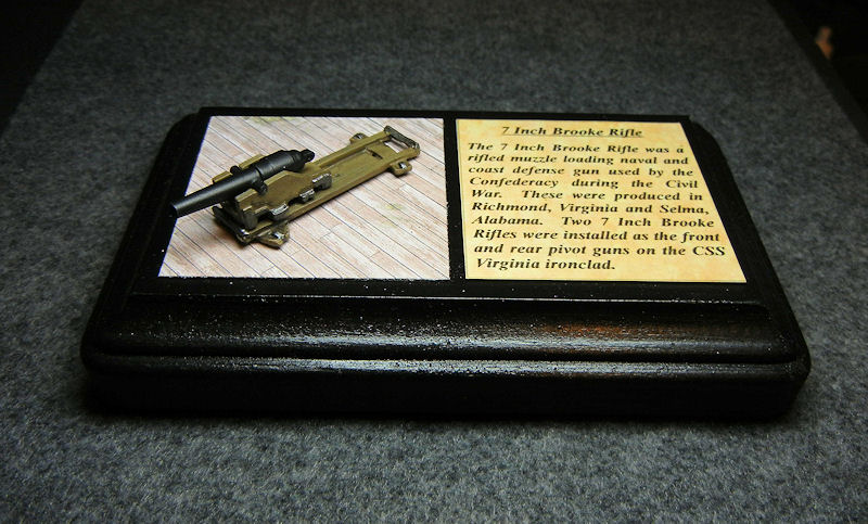 15mm ACW Naval Artillery: ACW 145 Brooke Rifle 7"