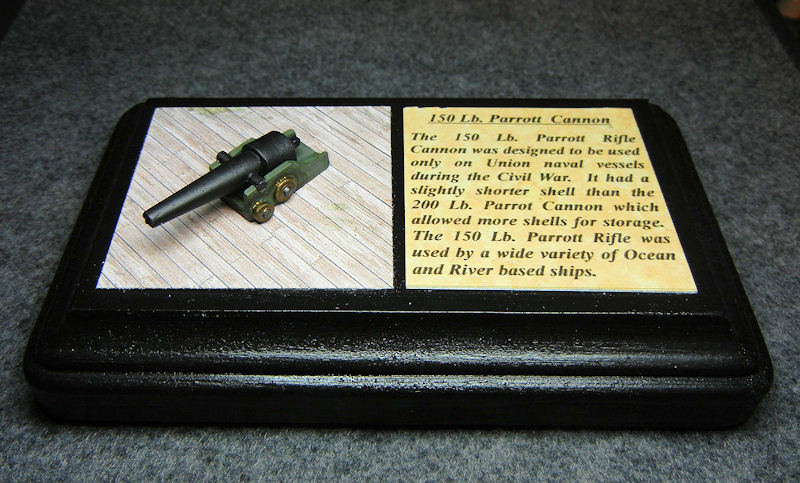 15mm ACW Naval Artillery: ACW149 Parrott 150#