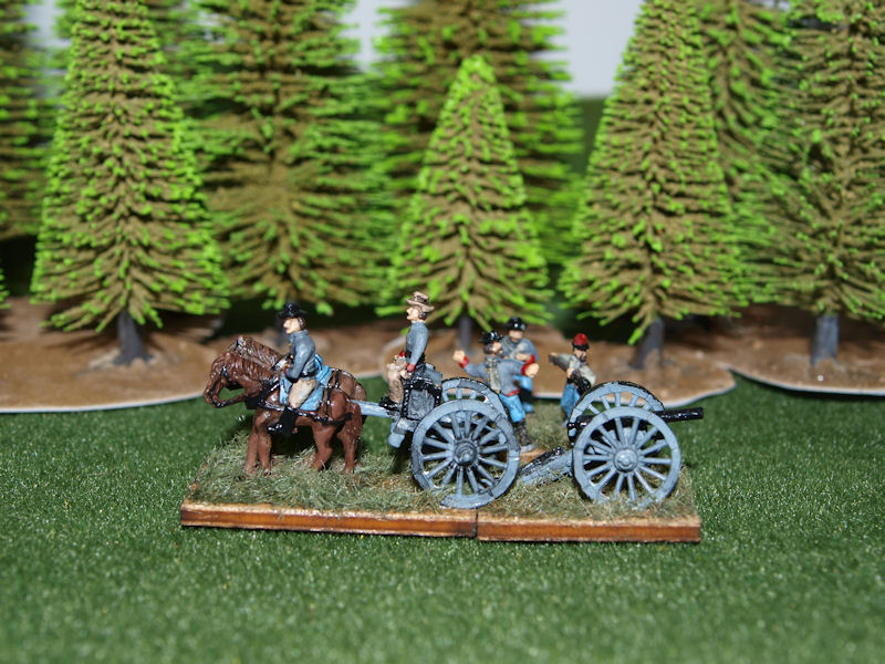 Stone Mountain Miniatures 15mm ACW: Confederate Limber & Artillery