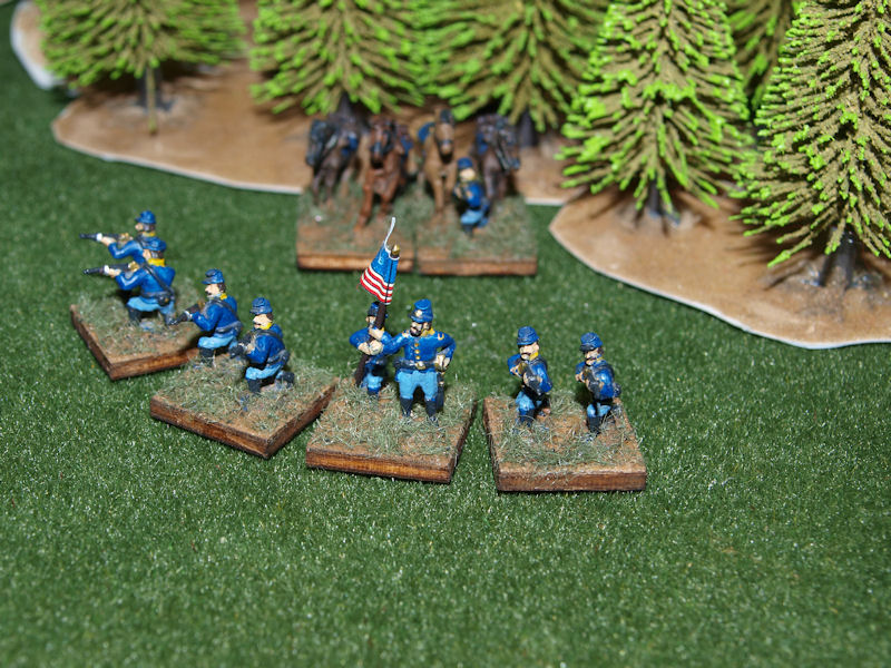 Stone Mountain Miniatures 15mm ACW: Union Dismounted Cavalry